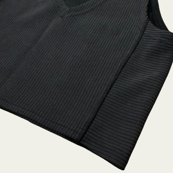 LULULEMON Ribbed Softstreme Cropped Tank Top in Black Size 6 Nulu Athleisure - Picture 7 of 7